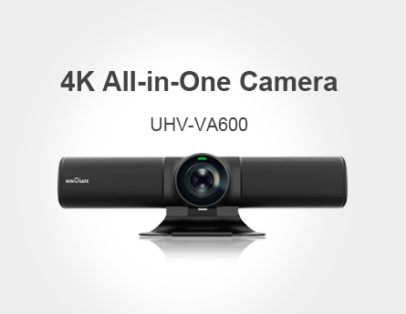 WINSAFE Launches New Solution UHV-VA600-4K 4K Soundbar Camera