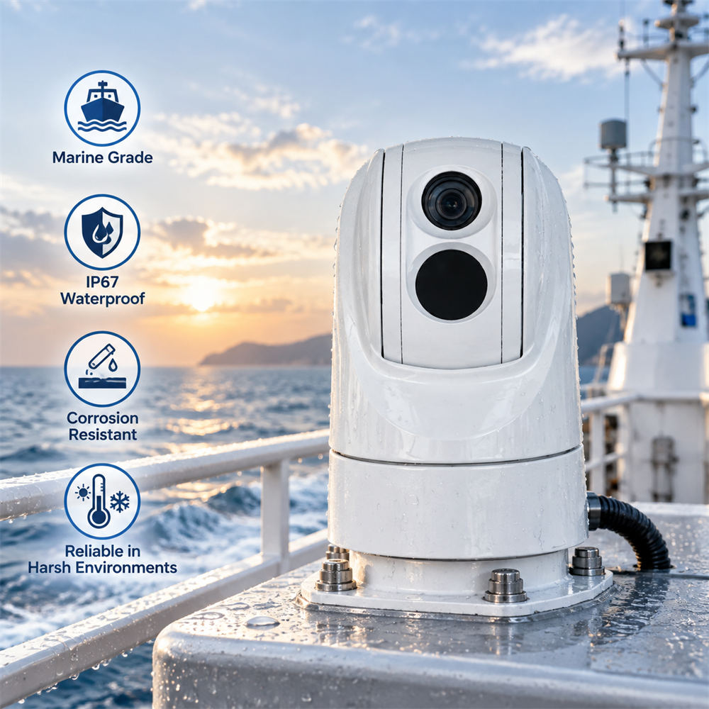 dual payload thermal maritime camera dual payload thermal maritime camera